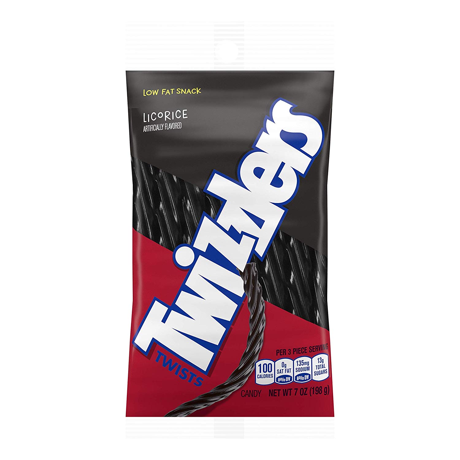 TWIZZLERS TWISTS LIQUORICE (198g)-0