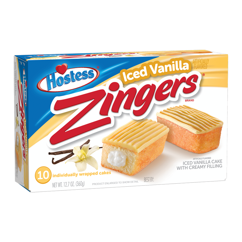 Hostess Iced Vanilla Zingers (360g)-0