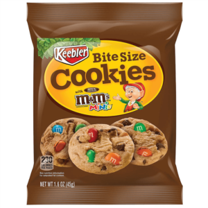 pack of mms mini cookies