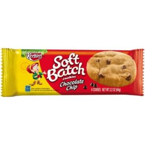 pack of keebler soft batch chocolate chip cookies