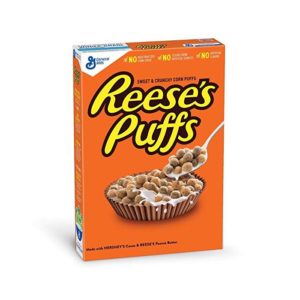 reeses puffs peanut butter cereals