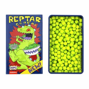 rugrats reptar sour cereal tin