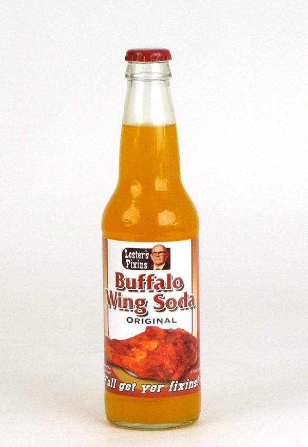 bottle of buffalo wing flavour soda