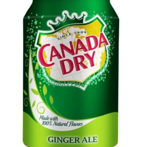 can of canada dry ginger ale drink