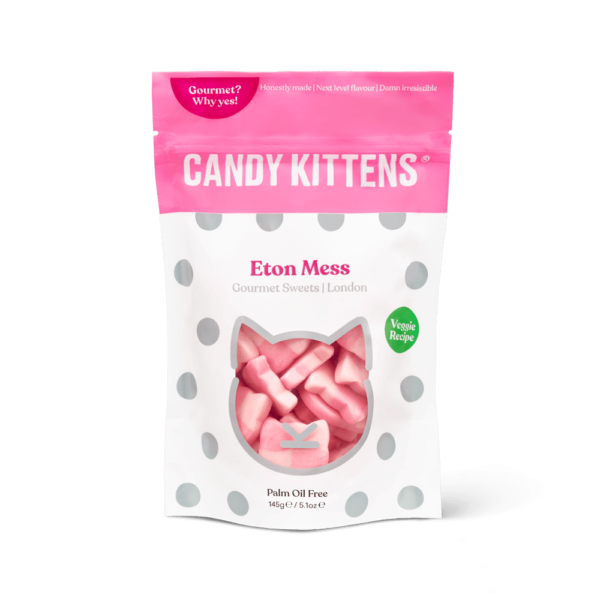 bag of candy kittens sweets eton mess flavour 145g