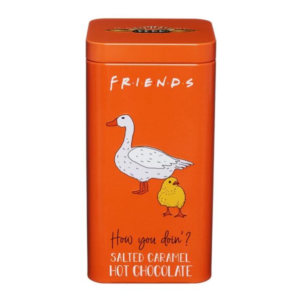 tin of friends salted caramel flavour hot chocolate