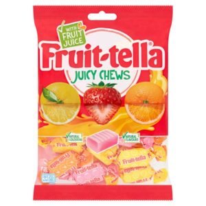 bag of fruit tella juicy chews sweets