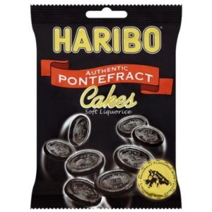 bag of haribo sweets pontefract cakes pack