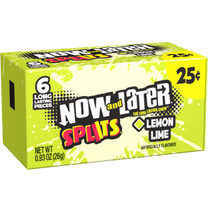 Now And Later Splitz Lemon Lime