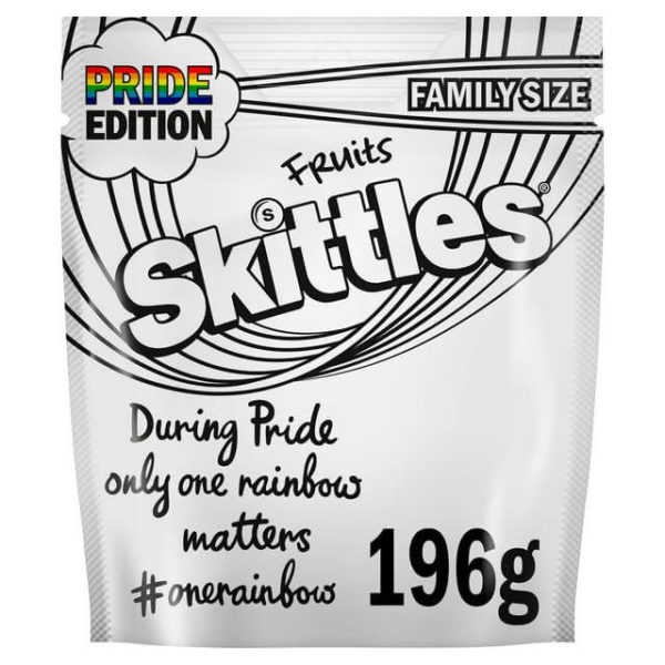 pouch of skittles pride edition