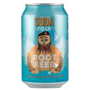 can of soda folk fizzy soft drink root beer flavour