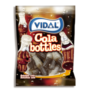 bag of vidal cola bottles sweets