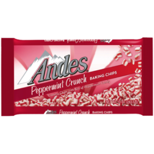 pack of andes peppermint crunch baking chips