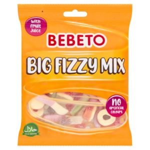 bag of bebeto candy fizzy mix pack