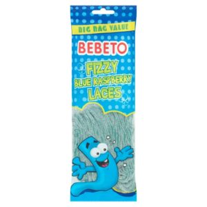 pack of bebeto laces fizzy blue raspberry flavour