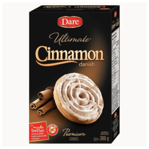 pack of ultimate premium cookies cinnamon danish flavour