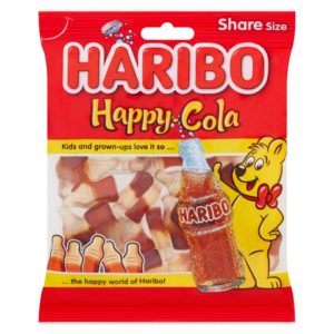 bag of haribo sweets happy cola pack