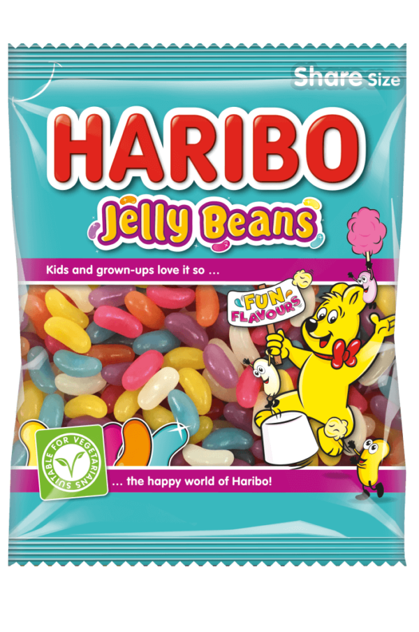 bag of haribo sweets jelly beans pack