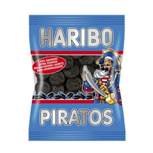 bag of haribo sweets piratos pack