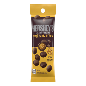 bag of hershey chocolate pretzel bites