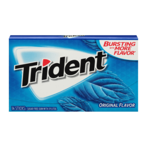 pack of trident original sugar free gum