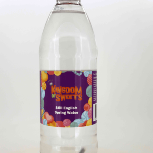 bottle of kingdom of sweets still water