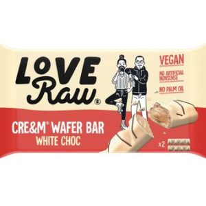 bars of love raw wafer white chocolate flavour