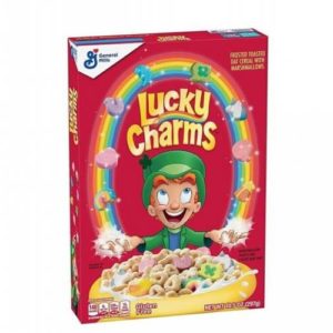 box of lucky charms cereal