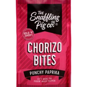 bag of snaffling pig punchy paprika chorizo bites