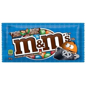 pack of mms chocolate pretzel flavour