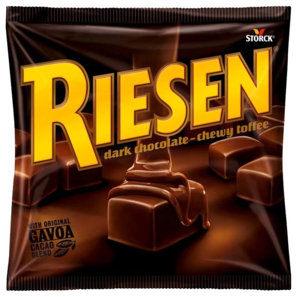 bag of reisen chocolate toffee chews