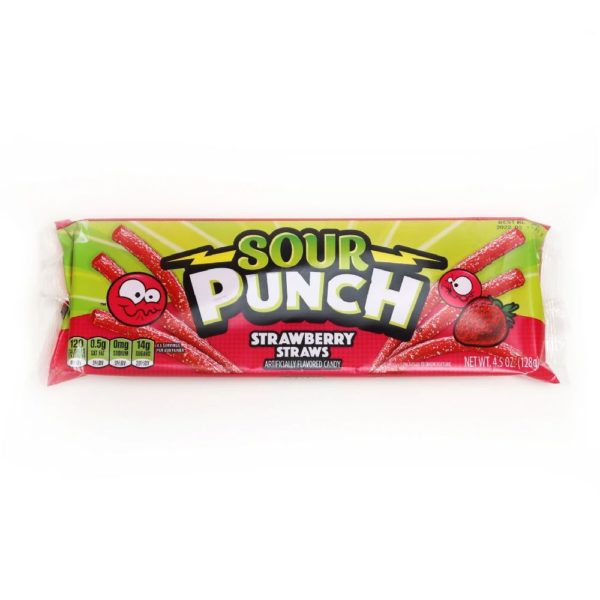 pack of sour punch strawberry straws