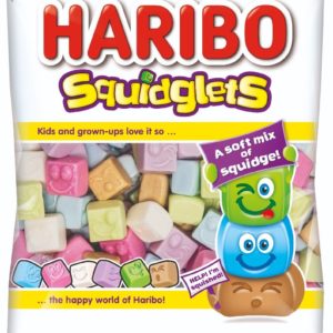 bag of haribo sweets squidglets pack