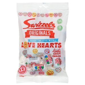 tube of original love hearts sweets