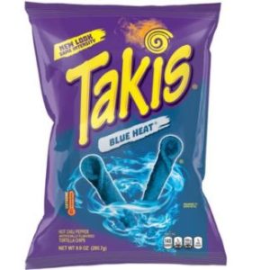 bag of takis chips blue heat 280g