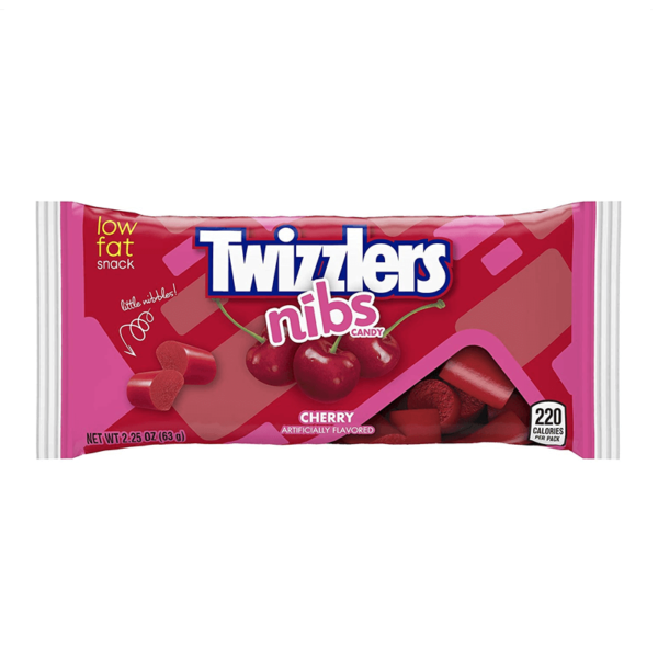 pack of twizzler nibs sweets 63g