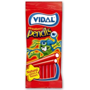 pack of vidal pencils strawberry flavour