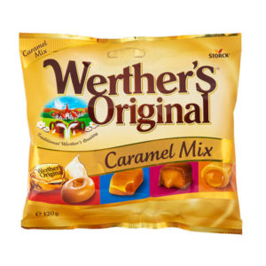 bag of werthers original sweets caramel mix flavour