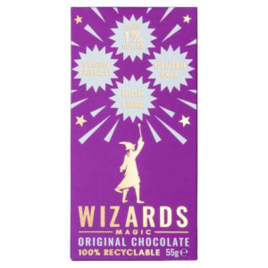 a bar of wizards chocolate original flavour