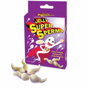 a box of the Jelly Super Sperms