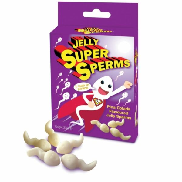 a box of the Jelly Super Sperms