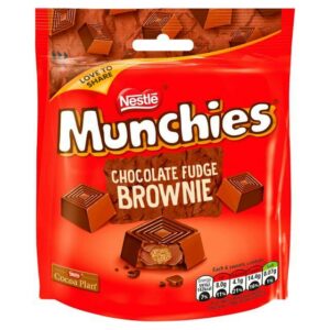 a bag of munchies chocolate fudge brownie bites