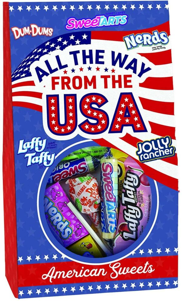 a pack of all the way from the usa miniatures candy