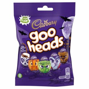 a pack of cadbury goo heads