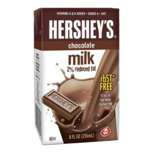 a carton of hersheys chocolate milk