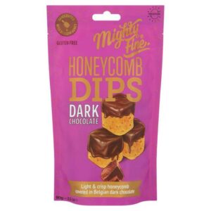 a bag of mighty fine honeycomb dips dark