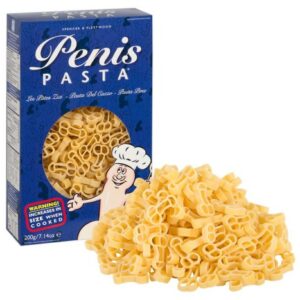 a box of cheeky penis pasta