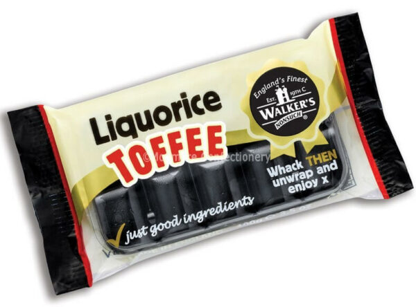 a bar of liquorice toffee walkers