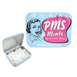 a tin of pms mints